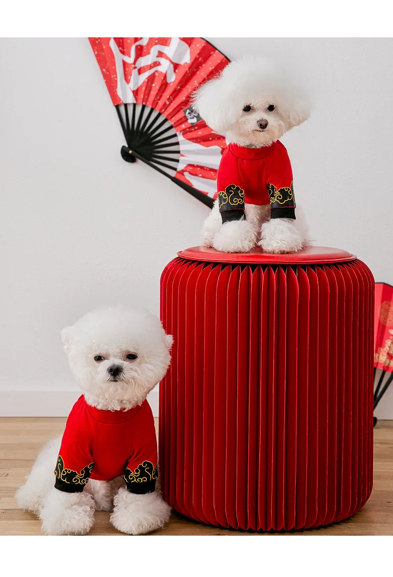 

Pet Dog Clothes Shirt Soft Winter Warm Clothing Puppy Suit