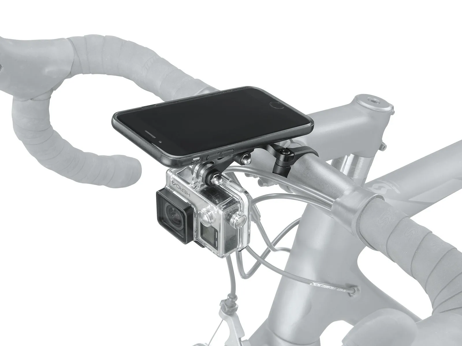 Крепление для телефона на руль Topeak RideCase Center Mount (TC1028) | Спорт и развлечения