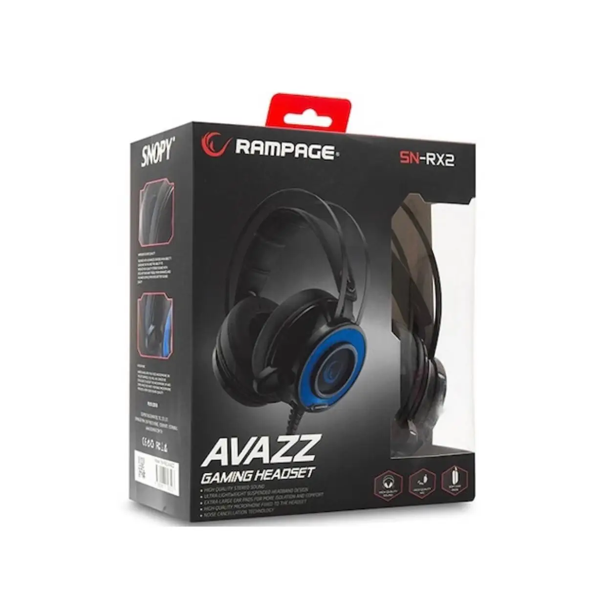 

PROFESSIONAL Cool Wired Headphones Gaming Headset PC Headphone Headband Rampage Gaming Headset with Mic for Computer
