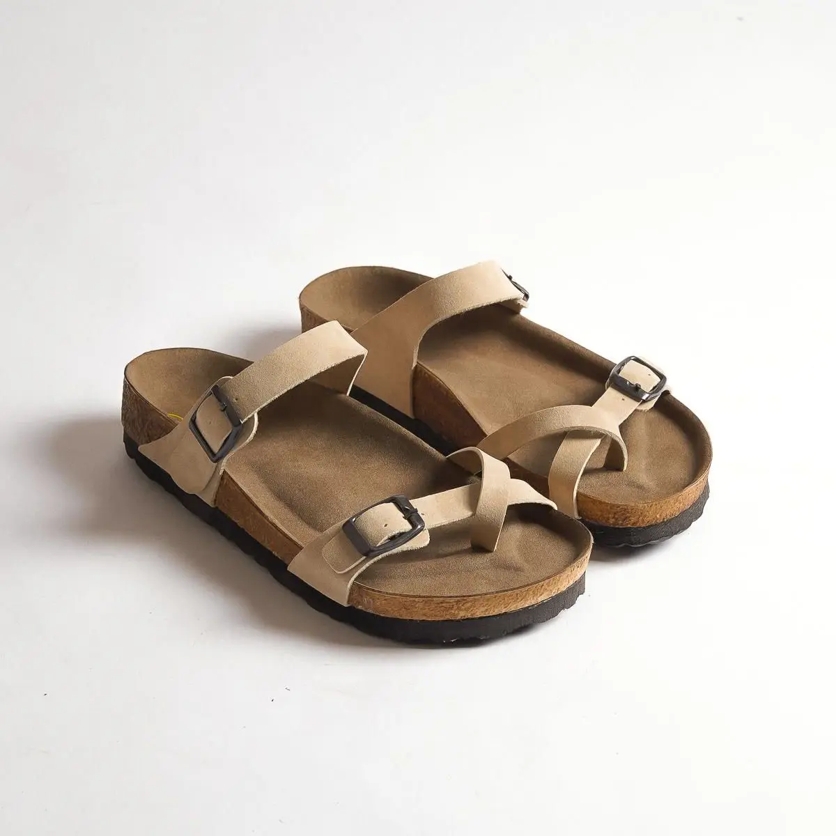 

Basskan BİR-002 Lady Slipper Fashion Orthopedic Buckle Detail Thong Daily Casual For Summer Beige (Non-Leather)