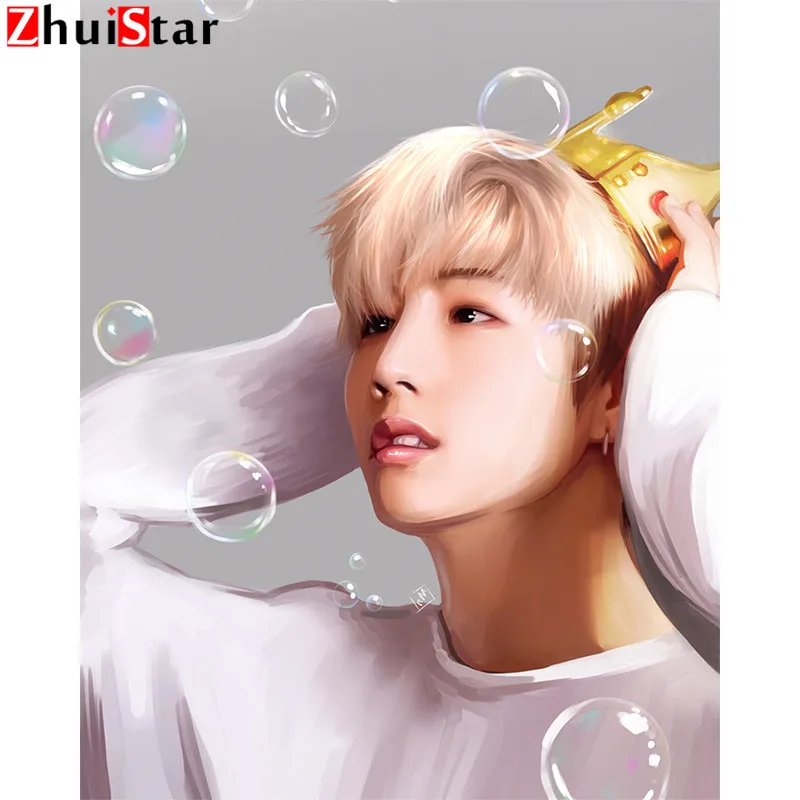 Стразы 5D сделай сам алмазная живопись Корейская звезда вышивка крестиком