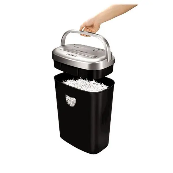 Измельчитель бумаги Micro Cut Fellowes 53C 23 L 4x35 мм 100 листов черный|Шредеры| |
