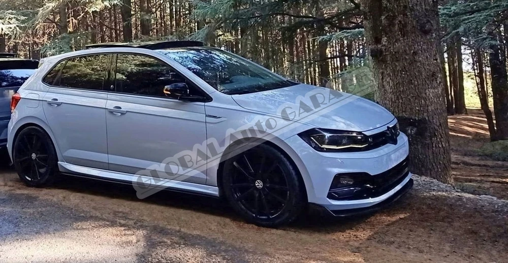 Боковая юбка для Фольксваген Поло порог 2018 2019 2020 2021 отделка порога автомобильный