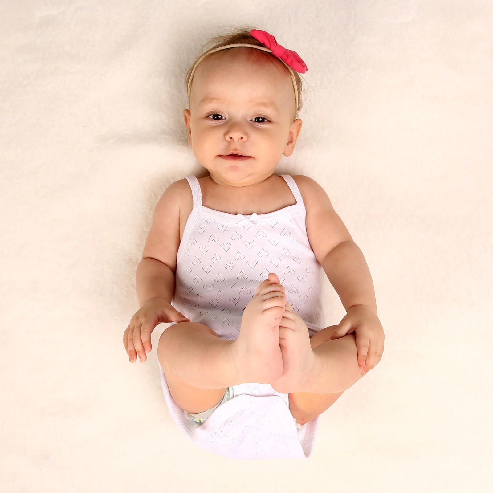 Ebebek HelloBaby/жаккардовое боди на лямках для маленьких девочек | Мать и ребенок