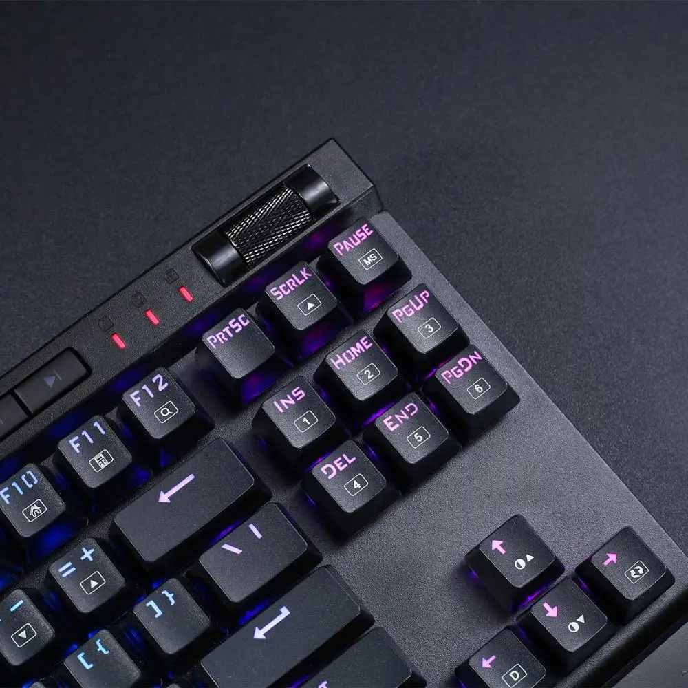 Механическая игровая клавиатура Redragon 87 клавиш компактная RGB TKL с 9 встроенными