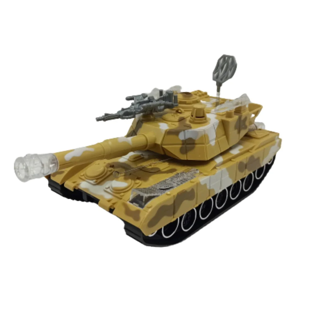 Игрушка Танк р/у 27MHz бежевый размеры танка: 25х11х10 см.в коробке (M1A2-E1-1) | Игрушки и