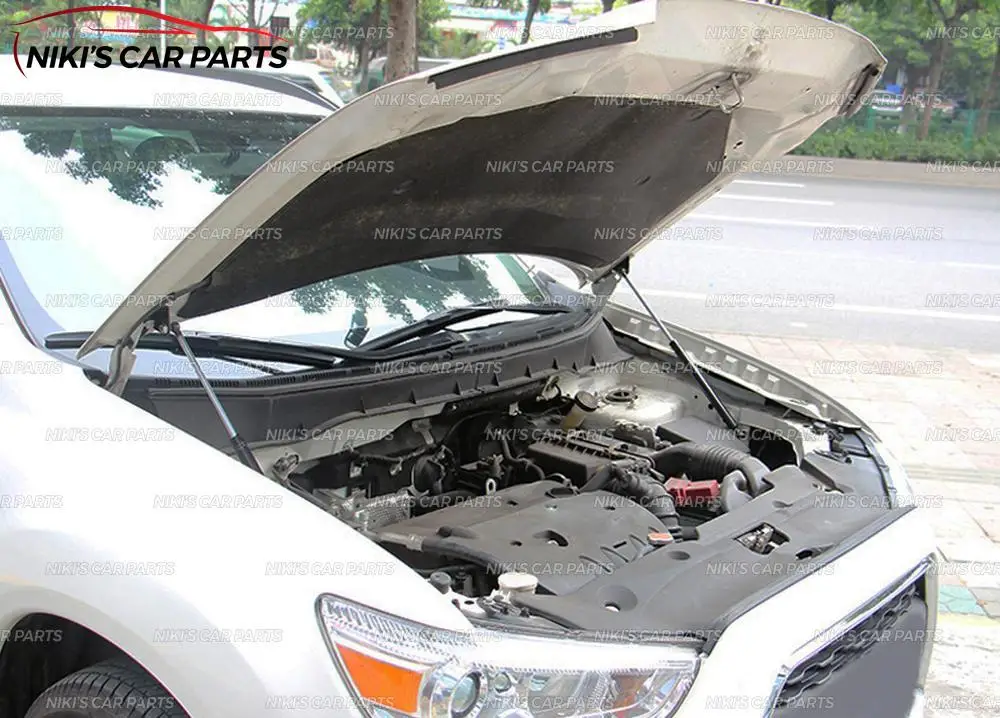 Стойки амортизатора капота для Mitsubishi ASX 2012- нержавеющая сталь 1 комплект/2 шт. литье украшения автомобиля Стайлинг внешний