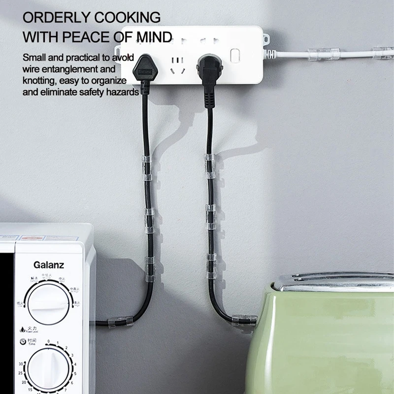 

Self-adhesive Power Strip Holders Rotatedable Winder Socket Fixer Home Wall Power Strip Holder Data Line Winder Clips Organizer