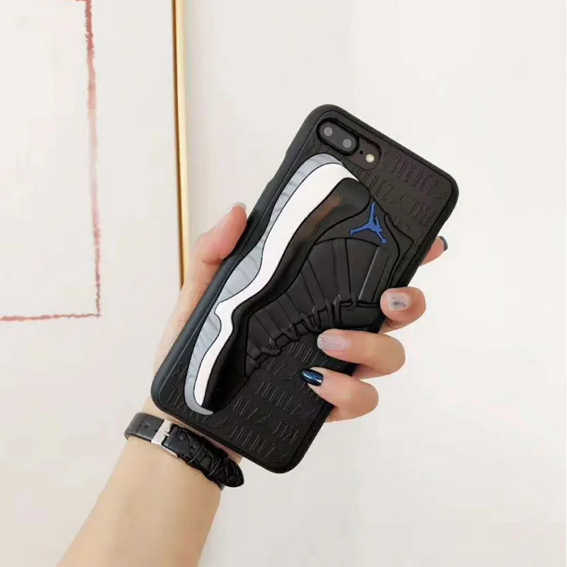 

3D Hypebeast Bbasketball Sneaker Inspired Shoe Case Official Print Textured Shock Absorbing Protective Fashion Case for iPhone