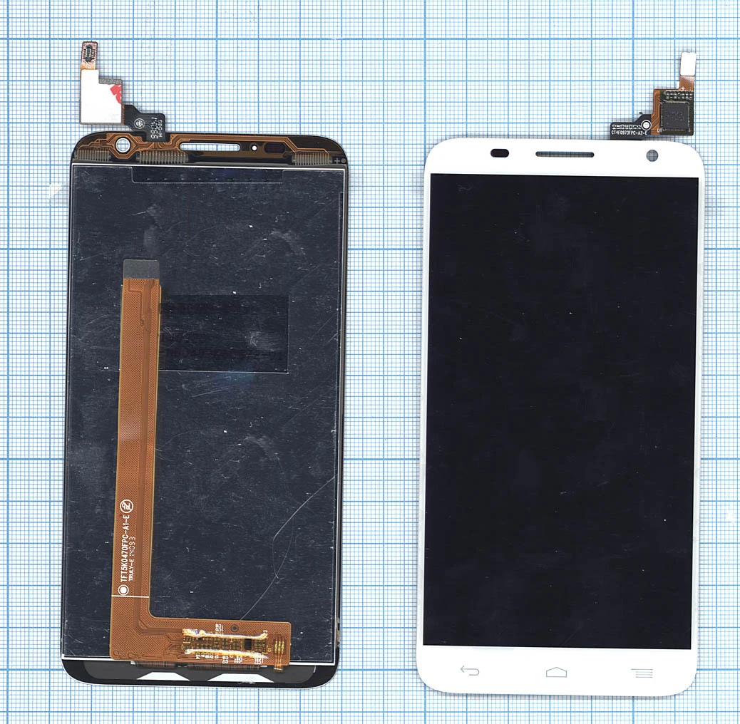 Модуль (матрица + тачскрин) для Alcatel Idol 2S 6050Y белый