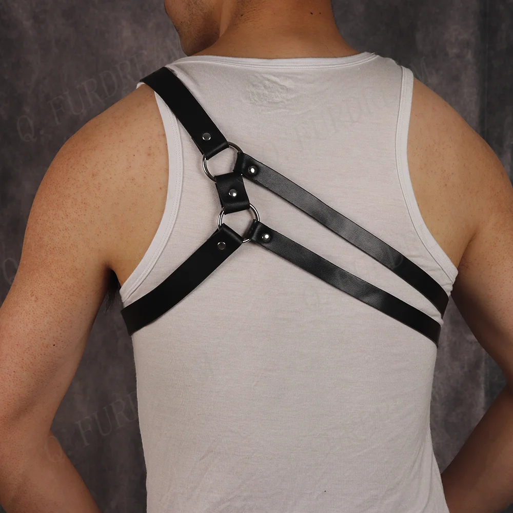 Хит продаж мужские нательные портупеи для мужчин кожаный бондаж сексуальные