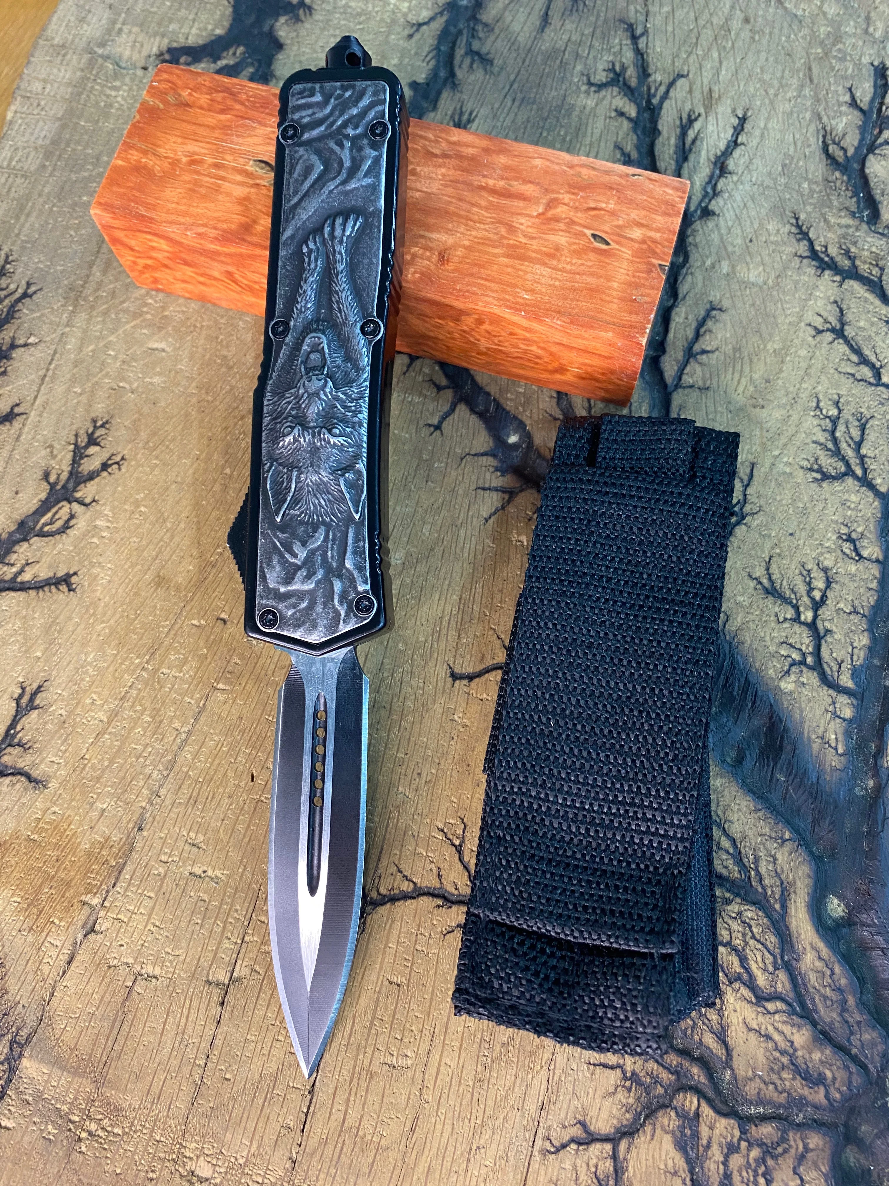 Нож автоматический выкидной microtech волк|Ножи| |