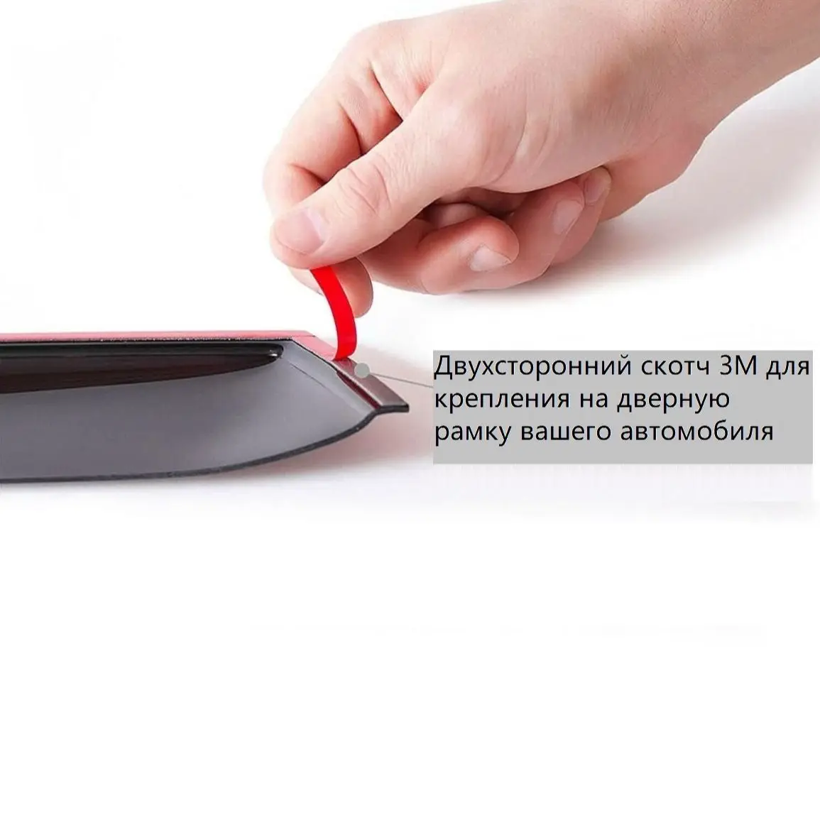 Дефлекторы окон хром полоска молдинг Cobra Tuning R10308CR на авто Renault Koleos l 2008-2015