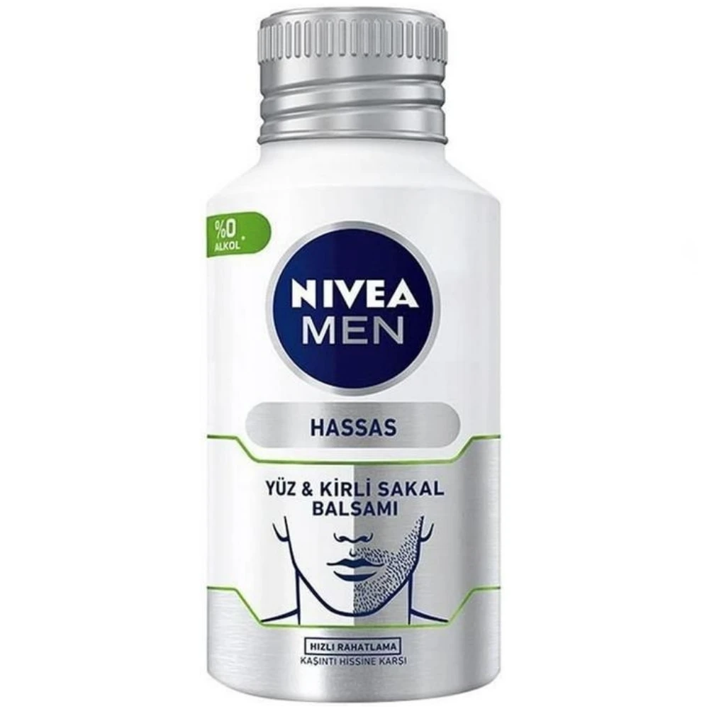 

Nivea Sensitive Face And Shaggy Beard Balm, Quick Relief Against Itching Feeling 125 ml