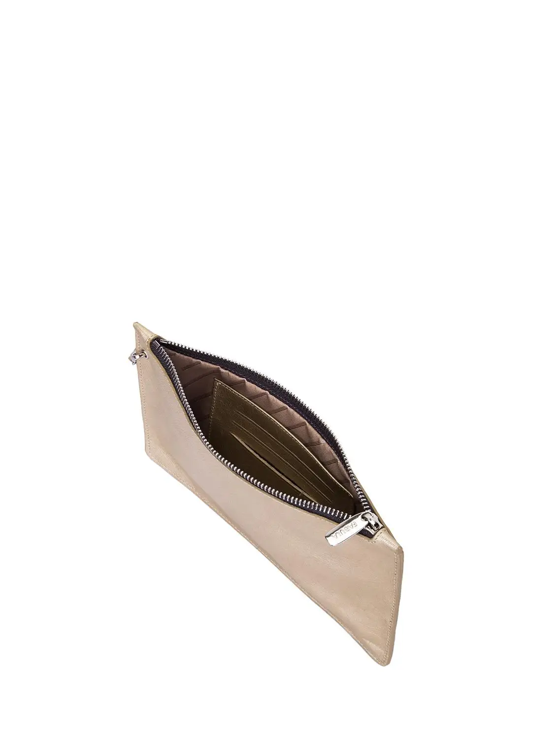 элегантный клатч женский 100% натуральная кожа KH 2 GC-GOLD цвет-золото | Багаж и сумки