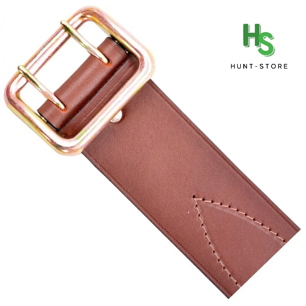 Натуральный кожаный армейский ремень ГОСТ итальянская фурнитура без бликов