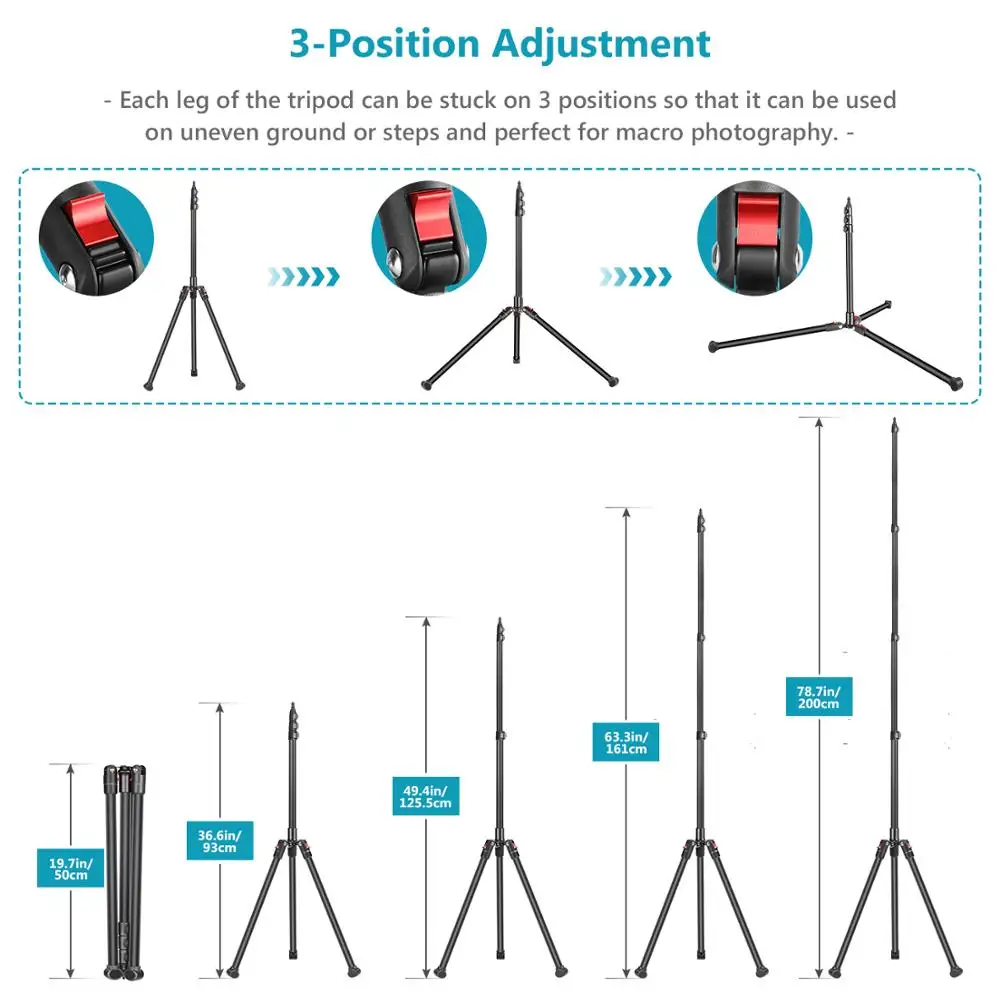 Neewer Photography Tripod Light Stand Aluminium Alloy Carrying Case for Photo Studio Cameras Lights Softboxes Umbrellas etc | Электроника