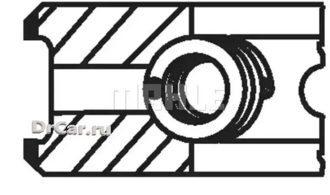 MAHLE 03814N0 Кольца ДВС поршневые (к-т на 1 поршень) 1шт |
