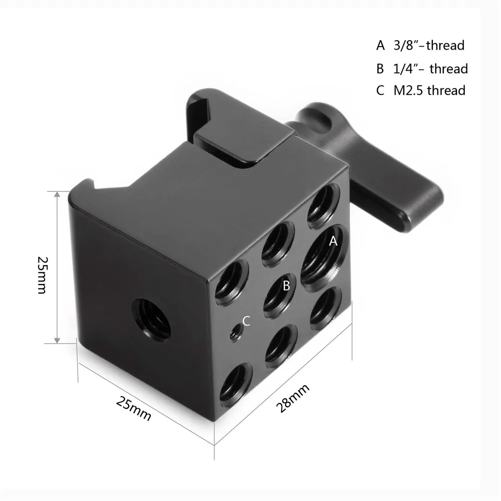 SmallRig Quick Release Камера крепление SWAT НАТО зажим с 1/4 &quotи 3/8&quot Стандартный отверстием