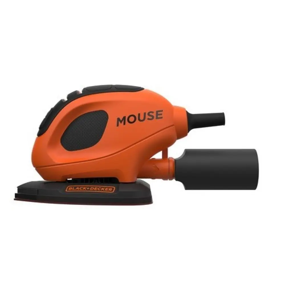 Дельтавидная шлифмашина Mouse BLACK+DECKER BEW230K-QS 55Вт набор шкурок 6 шт. кейс - купить по