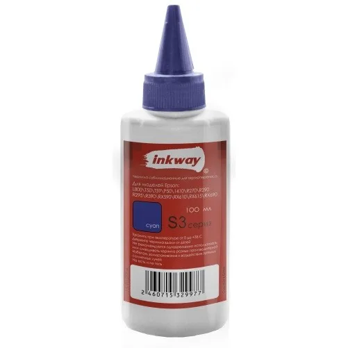 Сублимационные чернила INKWAY Cyan 100 мл S3 | Компьютеры и офис