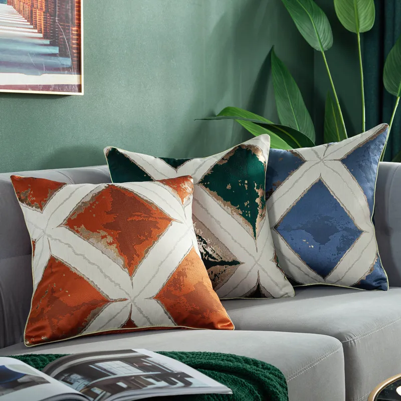 

45*45 Luxurious Sofa Nordic Living Home Decor Pillowcover Room Decorative Cushion Cover Office Outdoor Garden Pillowcase 40758