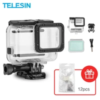telesin 45m underwater housing waterproof case touchable cover for gopro hero 5 6 hero 7 black camera accessories