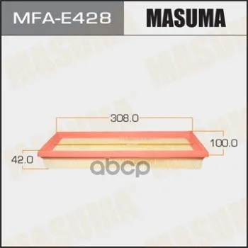Воздушный Фильтр A0001 Masuma Lhd Renault/ Kangoo I/ V1500 97-07 (1/40) 7701477096 арт. MFA-E428 |