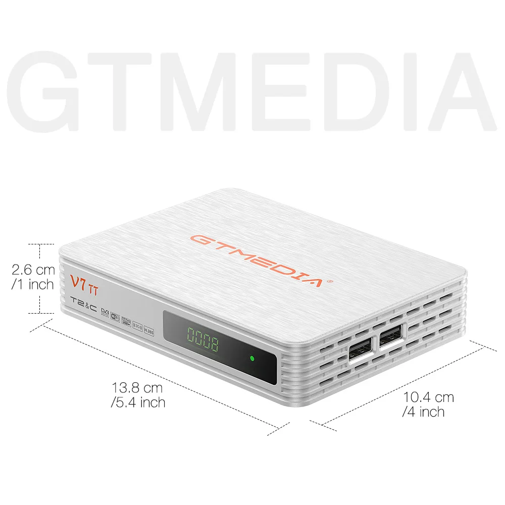 GTMEDIA V7 TT DVB-T2/T DVB-C Terrestrial TV Receiver HD Digital Tuner Receptor H.265 With USB WiFi Antenna Satellite Decoder | Электроника