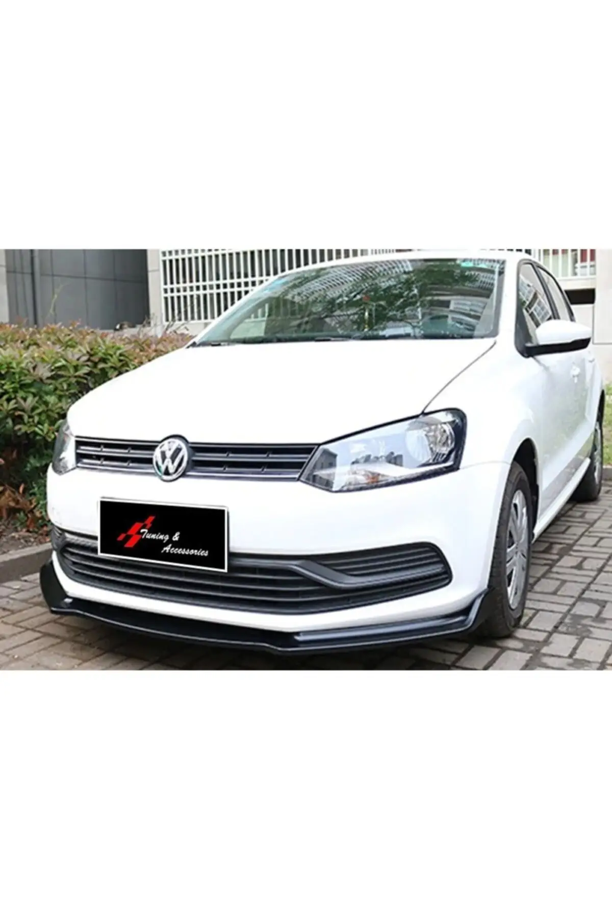 

VW Polo Black Front Lip 3 Piece (2009-2017) Black Front Skirt