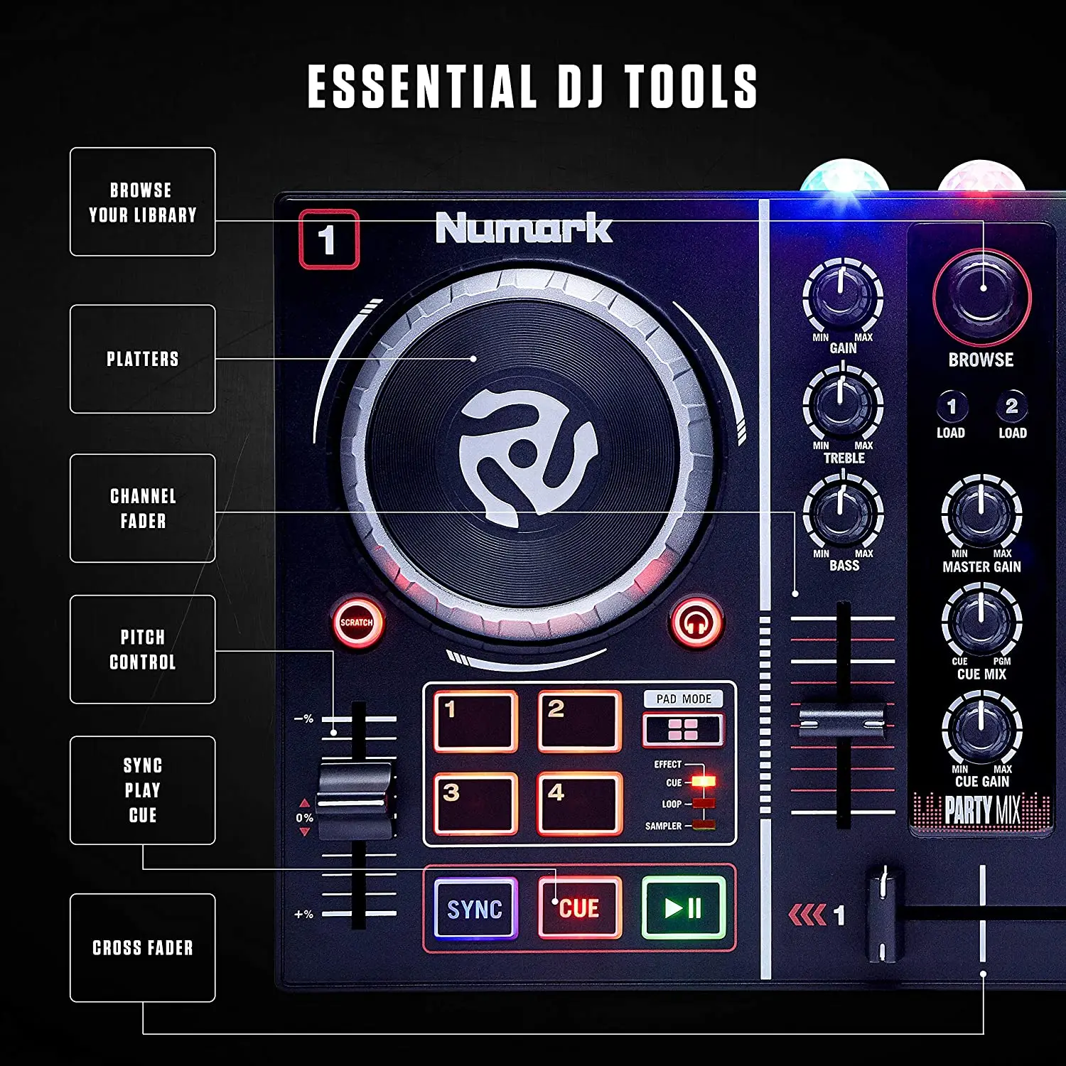 Контроллер Numark PARTYMIX Dj |