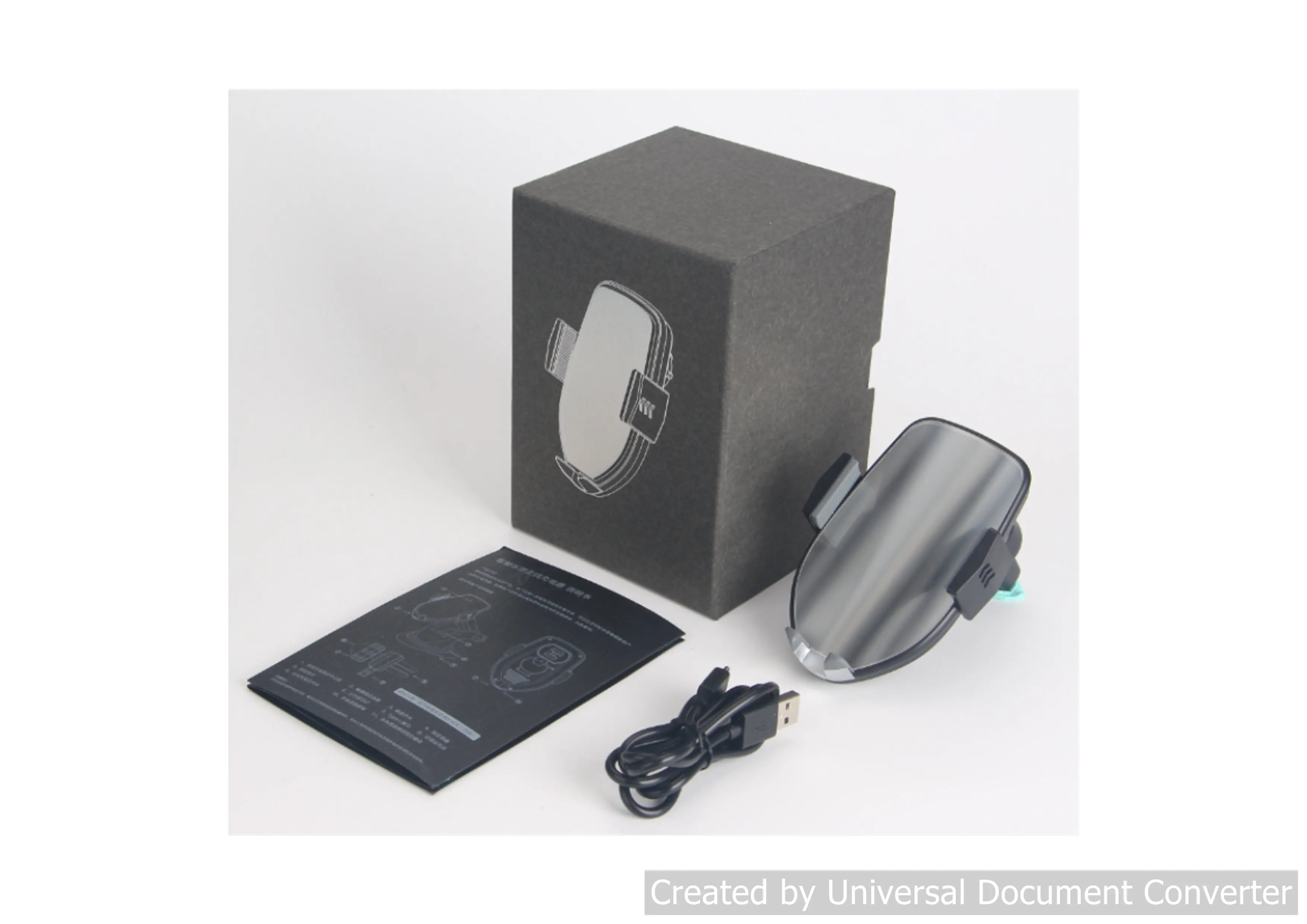 АВТОМОБИЛЬНАЯ БЕСПРОВОДНАЯ SMART ЗАРЯДКА ДЛЯ СМАРТФОНА EGO-1 SILVER | Электроника