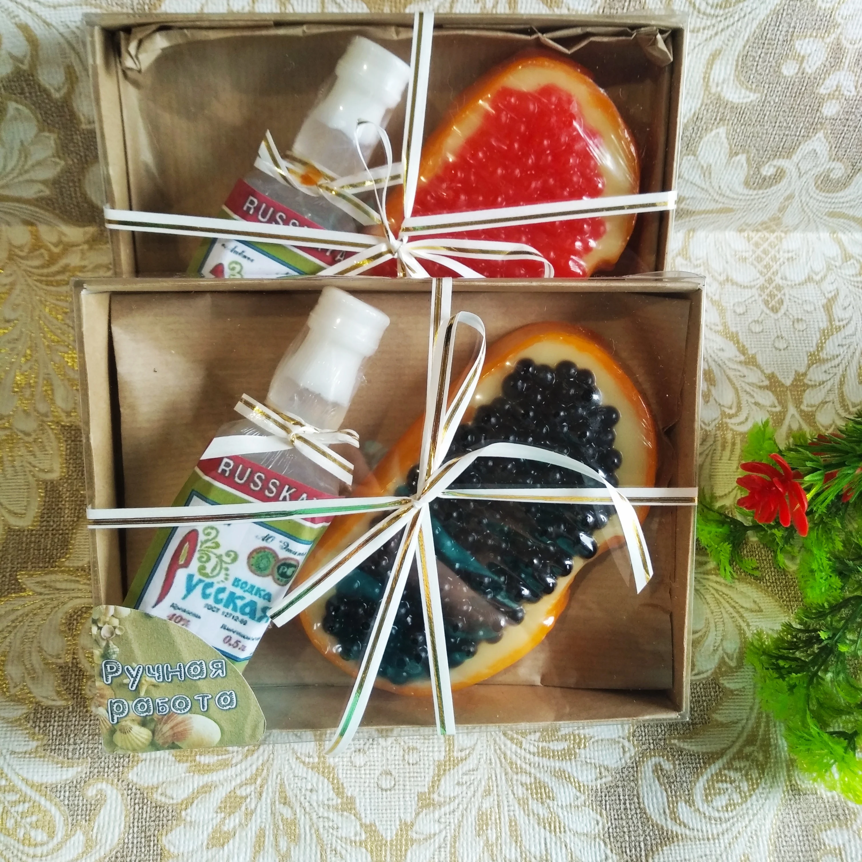 Мыло ручной работы подарок для мужчин коллег &quotВодка с - Цена: 600