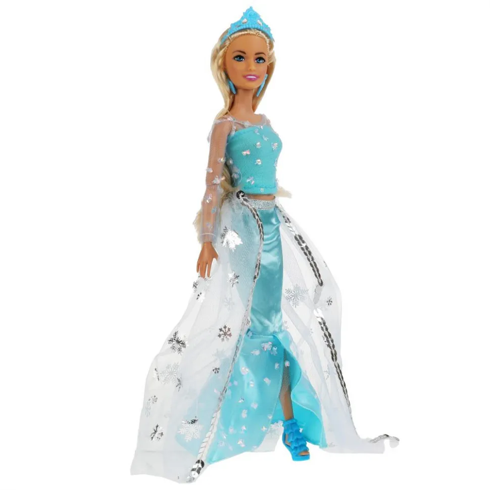 Dolls. Карапуз. Sofia 29 cm snow princess blue dress. Item No. 66001p-f1-s-bb. (4680107900333) | Dolls