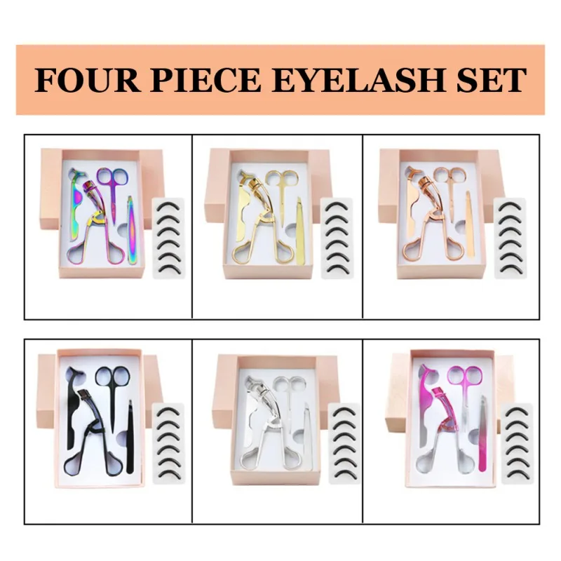 

1PC Eyelash Curler Kit Eye Lash Curler With 6 Eyelash Curler Replacement Pads SIX Colors For Choice