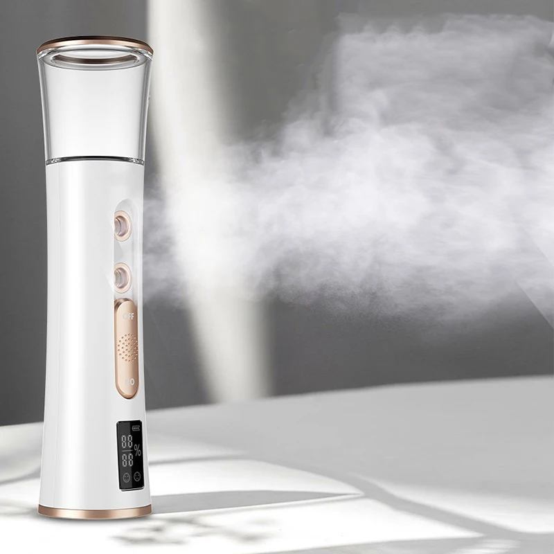 

DIOZO Facial Steamer Portable Nano Face Spray Bottle USB Rechargeable LCD Mist Sprayer Skin Moisture Meter Beauty Skin Care Tool