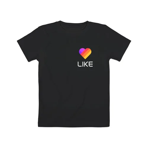 Детская футболка хлопок 100% LIKE для мальчиков и девочек Легкая из хлопка с рисунком