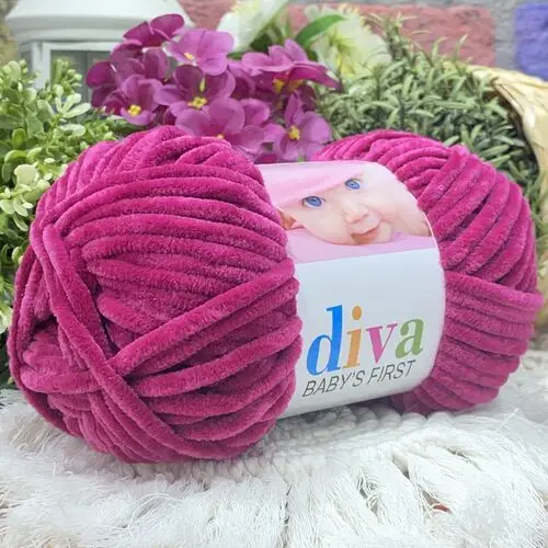 Baby Velvet Yarn Bernat - Одеяло Джемпер Перчатки Кардиган Пинетки 25 цветов Средней толщины