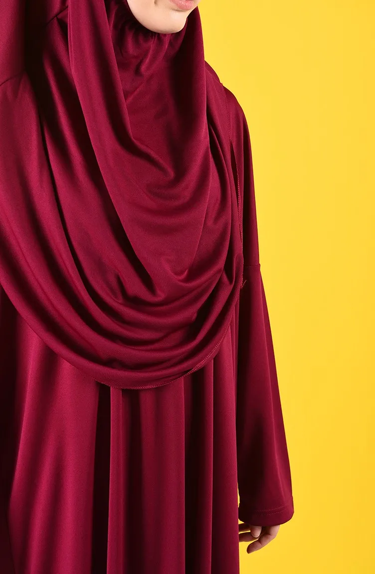 

HAFMER women prayer dress Muslim Full Cover Prayer Abaya Dress Islamic Traditional Cotton Turkey Female Thin Two 2 Piece Set ram