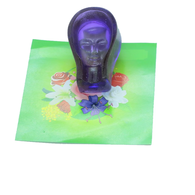 № 23 Молд фактуры головы 2 5*3 см Молды для фоамирана молды рукоделия молд листья