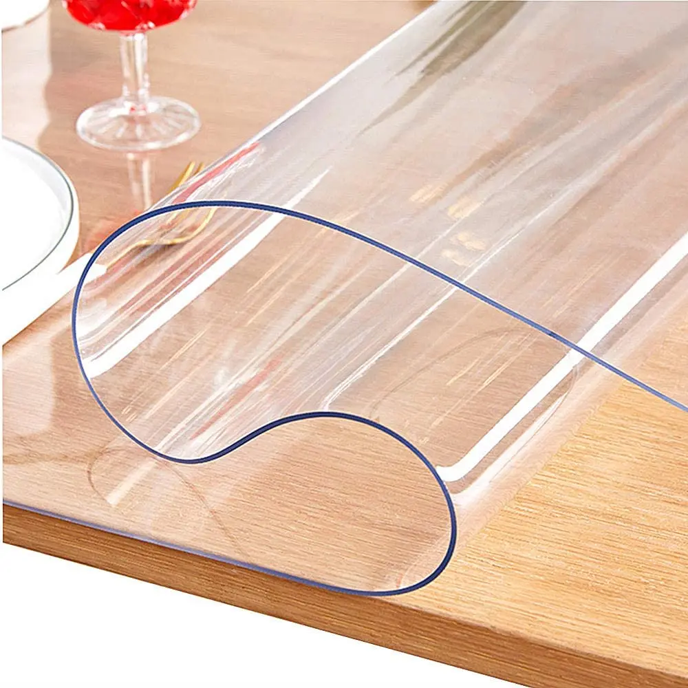Kitchen supplies utensils tablware accessories Tablecloth silicone Waterproof Liquid glass transparent flexible table protection | Дом и сад