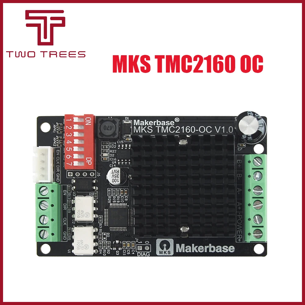 Makerbas MKS TMC2160_OC TMC2160 Драйвер шагового двигателя CNC 3D части принтера с высоким