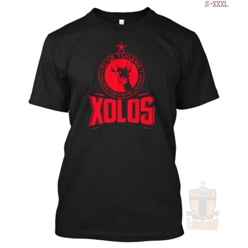 Горячая Распродажа Клубная футболка Xolos De Tijuana Mexicano tball Soccer Team Bal Мужская круглая с