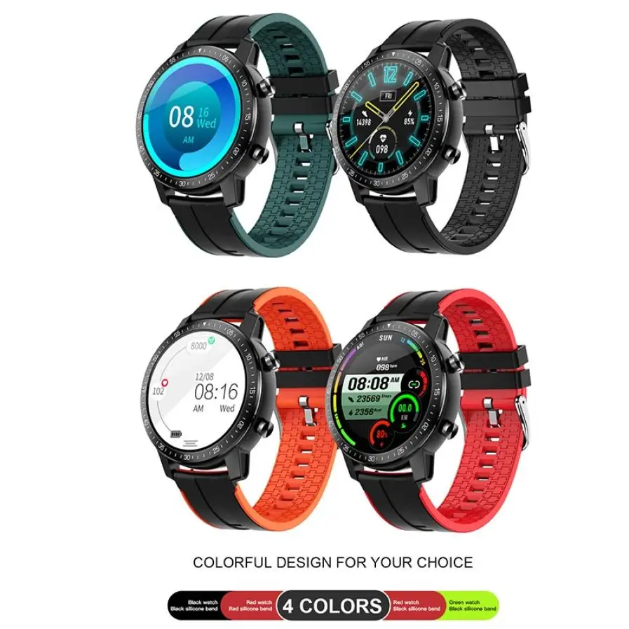 S30 Смарт часы Полный сенсорный экран для сердечного ритма крови Давление Sleep Monitor