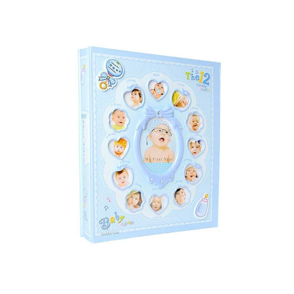 

Фотоальбом Sara Baby, синий, розовый, 10*15 см, 4x6 дюйма, 240 шт. в коробке, 12 месяцев в рамке