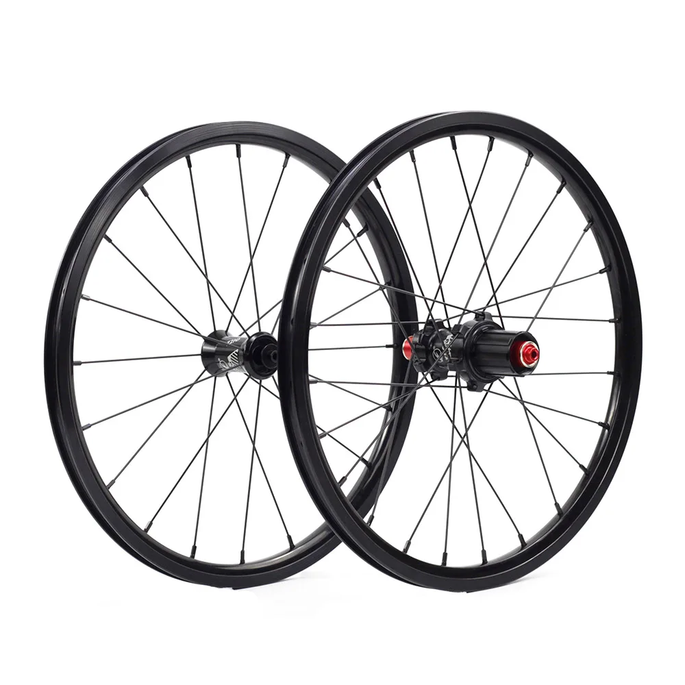 Silverock литые диски 1" 1 3/8" 349 в обод тормоза 24H 8-11s 74 мм 130 м для FNHON GUST складной велосипед городской Clincher велосипедные колеса