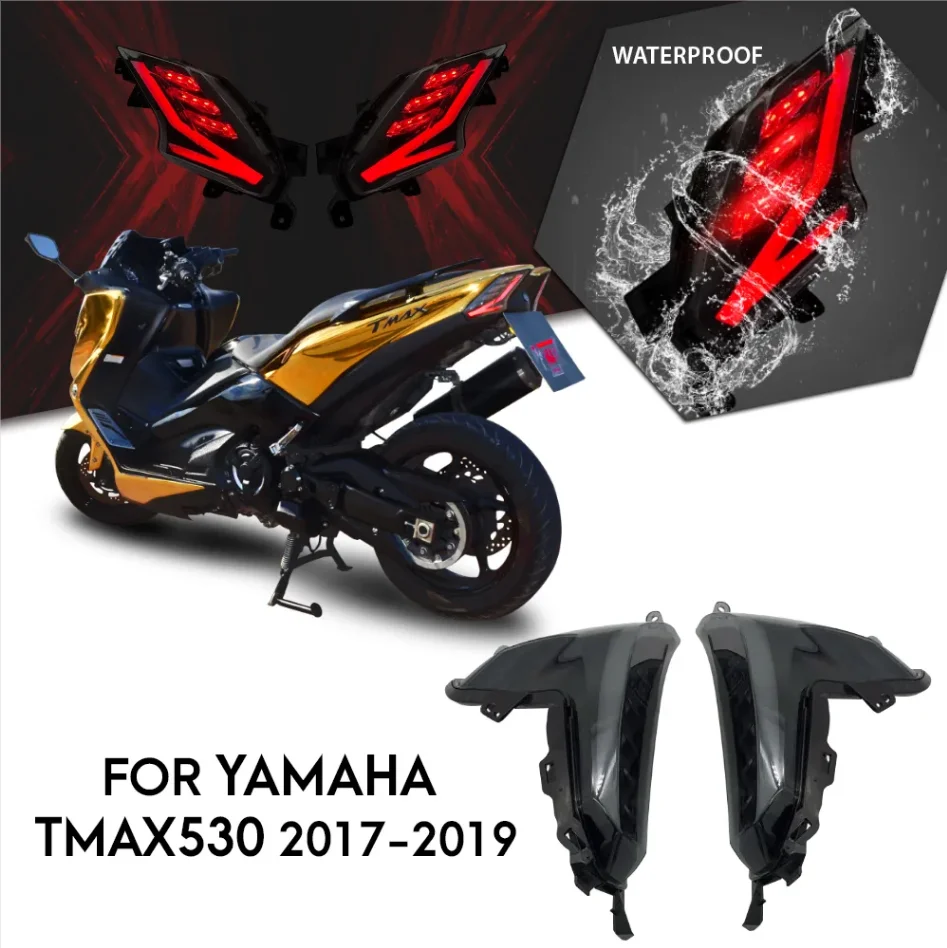 

TMAX 530 светодиодные сигнальные Световые индикаторы с E-MARK устройством для моделей Yamaha TMAX530 2017-2019 с гарантией 6 месяцев