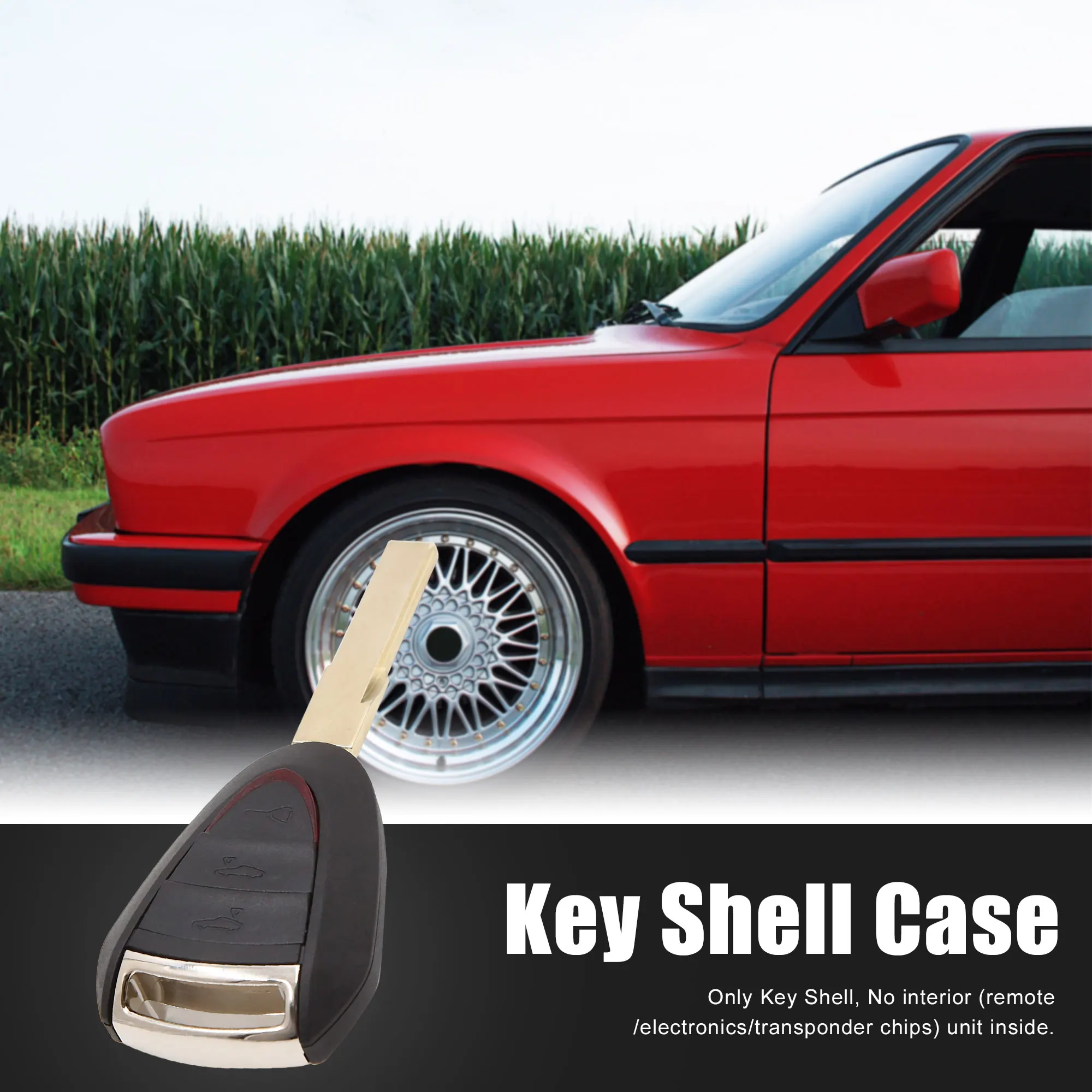 Чехол uxcell для автомобильного пульта дистанционного управления с 3 кнопками