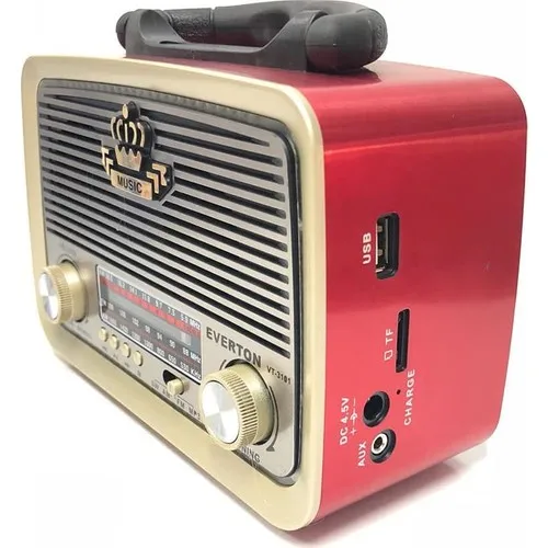 Everton Vt-3101 ностальгия перезаряжаемая 3 диапазона радио Usb Sd Aux Mp3 плеер | Электроника