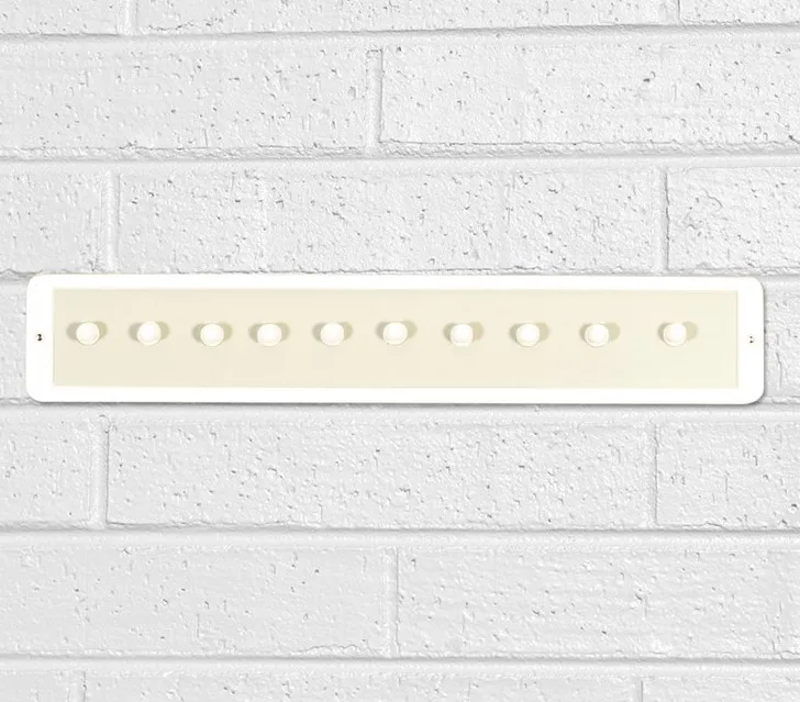 

Magnetic Scarf Shawl Belt Tie Jewelry Hanger Plastic Plain White